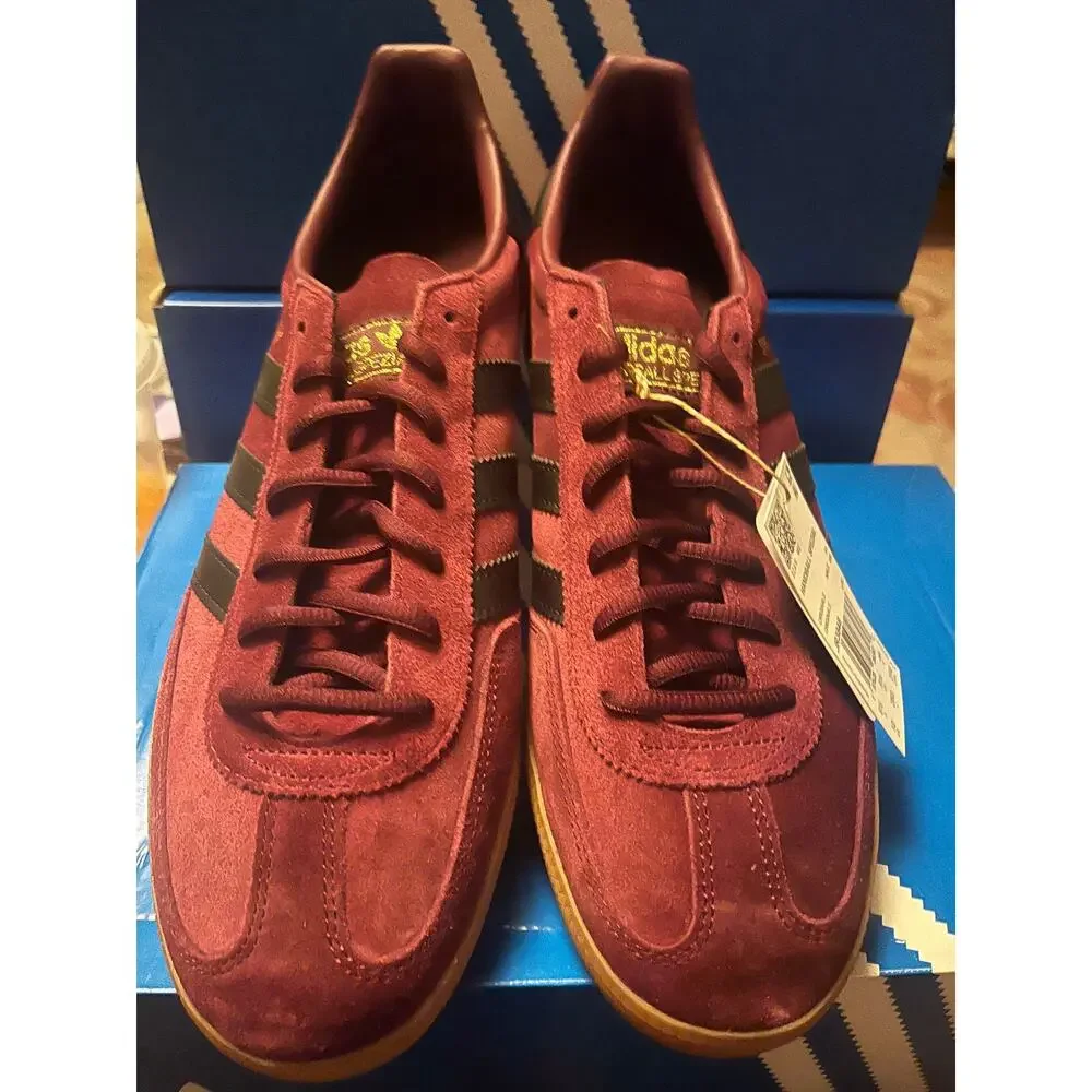 NEW ADIDAS Handball Spezial Mens 8.5 JR3846 Maroon / GUM